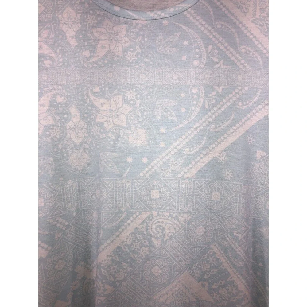 LuLaRoe Dress Women's Size‎ XS Blue White Short Sleeves Pockets Maxi Comfortable
